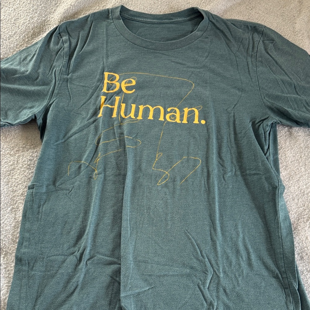 Bella Canvas Green Tee with Yellow Print